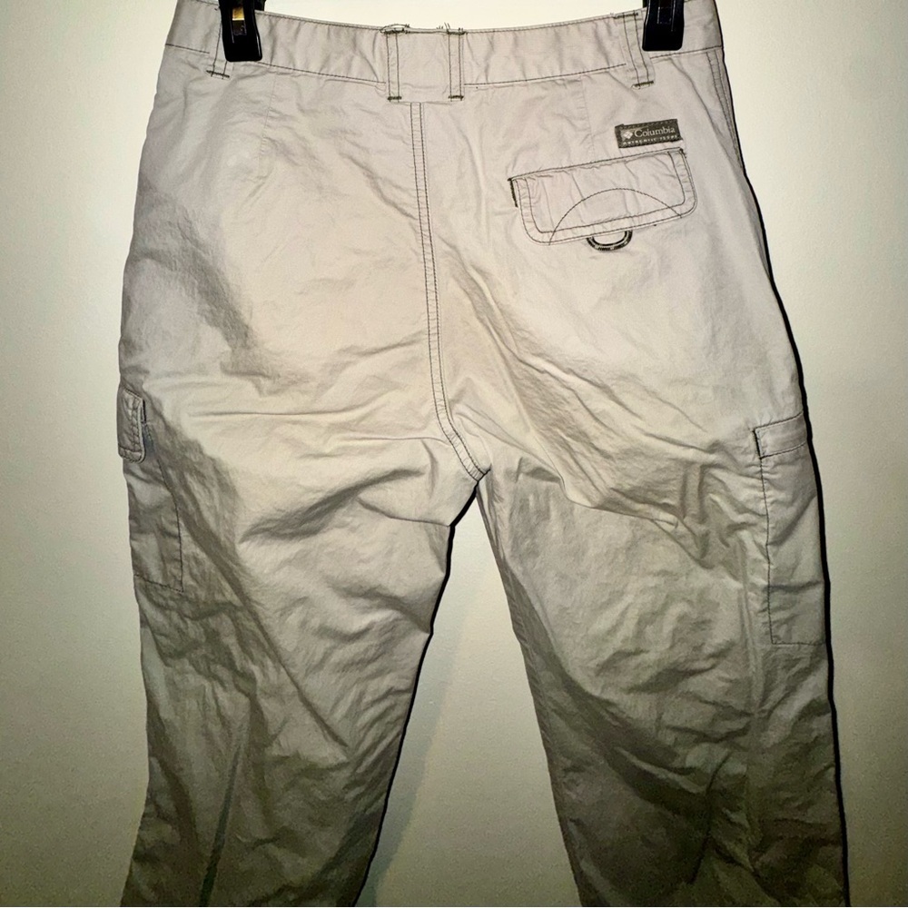 Vintage Columbia Women's Cargo Hiking Capris Gorpcore - Picture 5 of 8